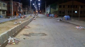 La limpieza comenzó en las madrugada y se prolongó a lo largo del día.