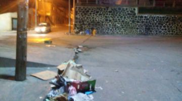 La limpieza comenzó en las madrugada y se prolongó a lo largo del día.