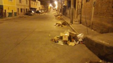 La limpieza comenzó en las madrugada y se prolongó a lo largo del día.