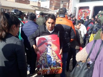 Ya está en Potosí.