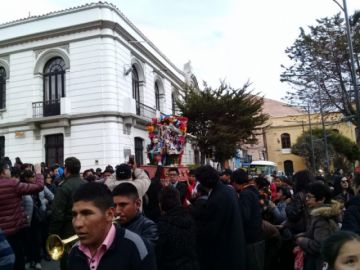 Con rumbo a la catedral.