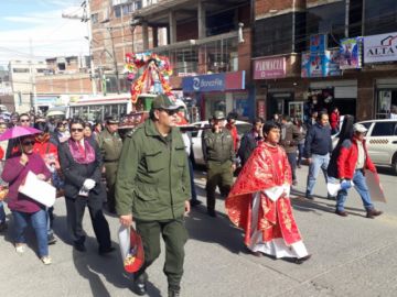 Ya está en Potosí.
