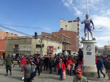 Ya está en Potosí.