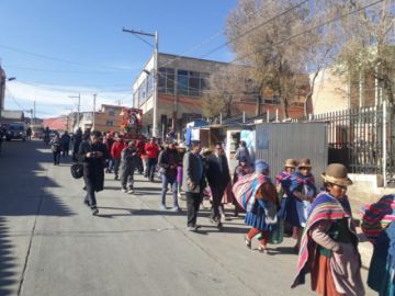 Ya está en Potosí.