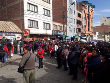 Ya está en Potosí.