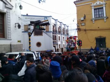Con rumbo a la catedral.