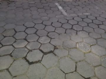 Así está este sector de la avenida Serrudo.