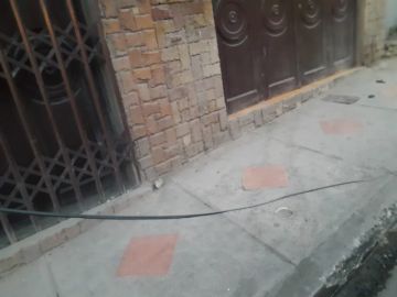 Así está este sector de la avenida Serrudo.