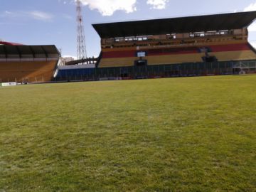 Estadio vacío.