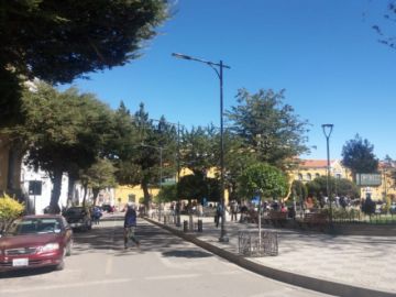 El bloqueo en el centro potosino.