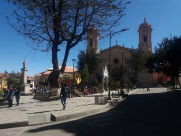El bloqueo en el centro potosino.