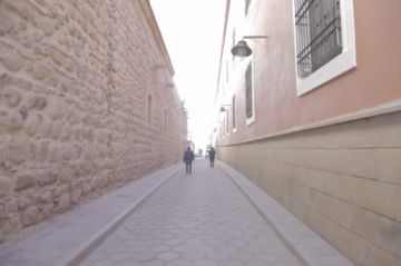 El acto formal de inicio de obras.