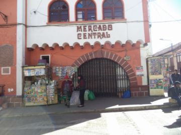 El Mercado central está Cerrado.