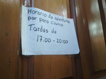 El paro modifica atención en oficinas.