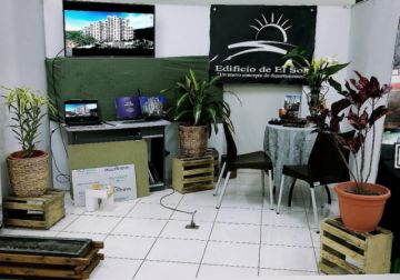Stand de edificio El Sol.