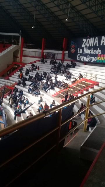 No hubo mucho público.