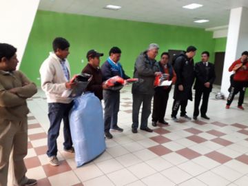 Recibieron los deportivos.