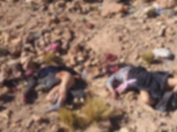 Foto de los cadáveres.
