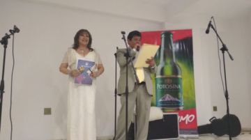 Maestros de ceremonias, Rocío Calderón y Álvaro Miranda.