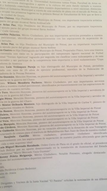 El informe de la comisión.
