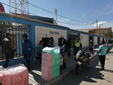 Había poca asistencia de público.