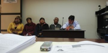 Los afectados por los robos.
