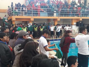 Hay un cordón de seguridad.