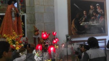 En el templo de San Bernardo.