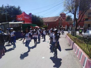 Al final del recorrido.