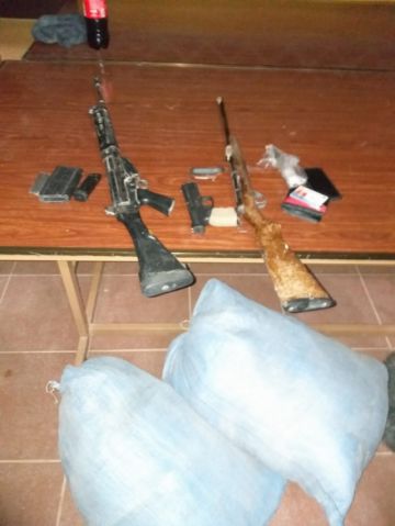 Armas incautadas.