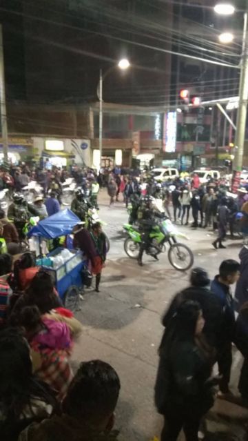 Así terminó en la Avenida Sevilla.