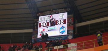 A 33 segundos del final del partido.