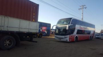 El bloqueo se ejecuta desde las primeras horas de esta mañana.