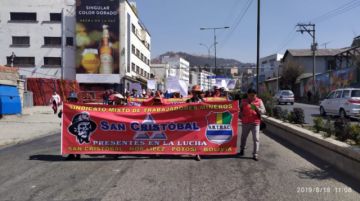 Se movilizan en La Paz.