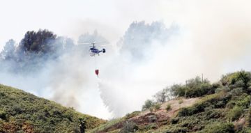 Incendio forestal de magnitud en España