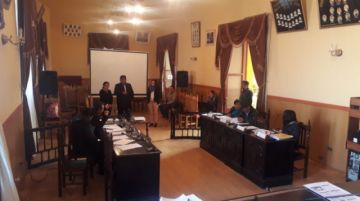 Presentaron la información en el hemiciclo.