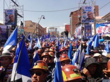 El acto proselitista.