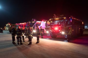 La aeronave llegó esta madrugada.