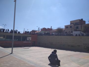 Las filas siguen en San Marcos.