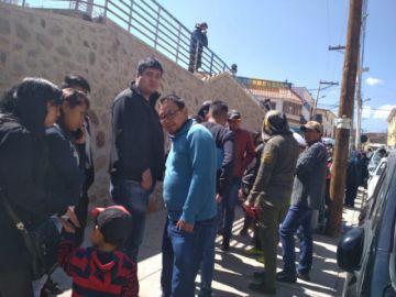 Siguen las largas filas en San Marcos.