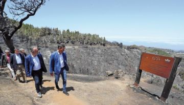 El fuego pierde fuerza en Gran Canaria