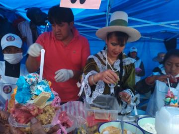 Helados de muchos sabores.