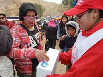 Recolectan ayuda para la Chiquitanía.