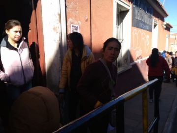 Hoy ingresaron más temprano.