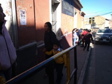 Hoy ingresaron más temprano.