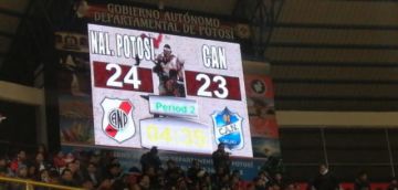 A 4:39 del final del segundo cuarto