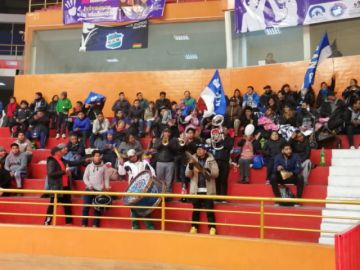 Previas del partido.