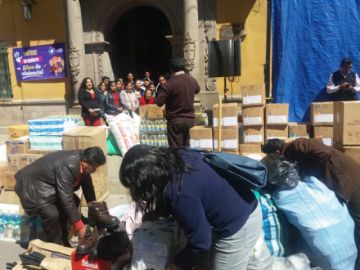 El apoyo de los potosinos para la Chiquitanía partirá esta jornada.
