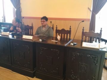 Los concejales rené Navarro y Eloy Relos.