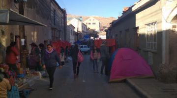 Comerciantes en el punto de partida.